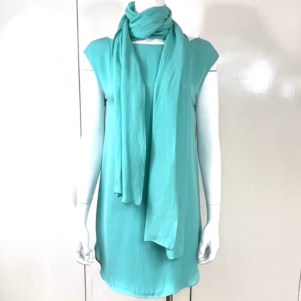 NWT Blue Label RL Silk dress with scarf - Picture 8 of 16